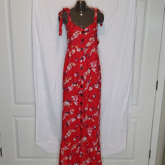 Isabel Maternity Floral Maxi Dress - Picture 5 of 8